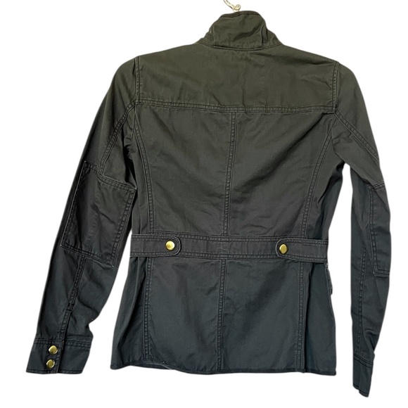 J. Crew Relaxed Boyfriend Field Green Jacket Utility Jacket Military Size XXS - Picture 7 of 9